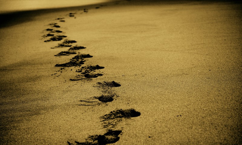 Sand Footprints Journey