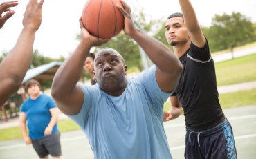 Adult Sports basketball, modest exercise