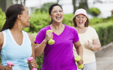 Women walking workout