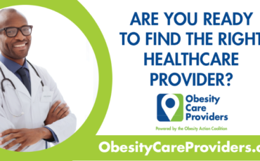 Use the OAC's Obesity Healthcare Provider Locator to find a healthcare provider who can help you with weight management