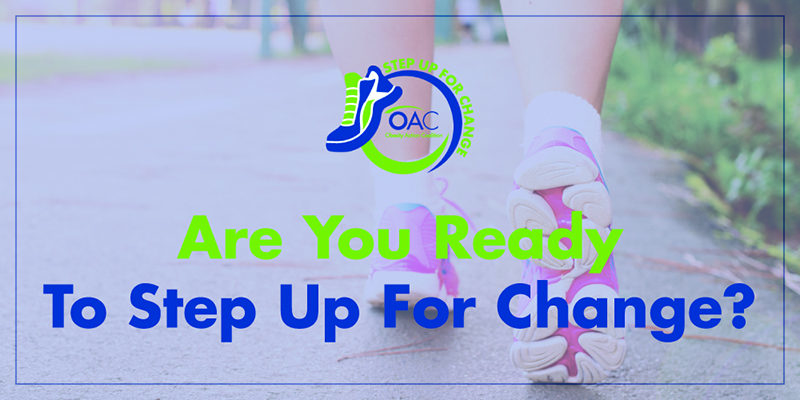Reach your personal health goals and make a difference at the same time with the OAC Step Challenge