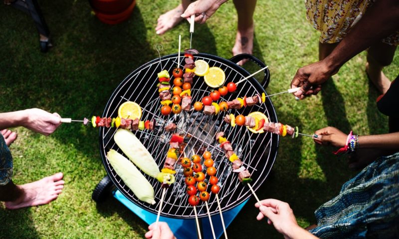 Stay on track with food while enjoying the fun of a backyard cookout before summer ends