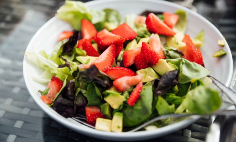 A strawberry salad.