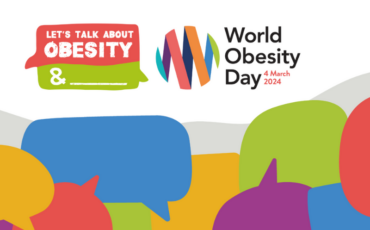 World Obesity Day graphic, March 4. Let's Talk About Obesity.